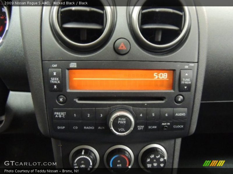 Wicked Black / Black 2009 Nissan Rogue S AWD