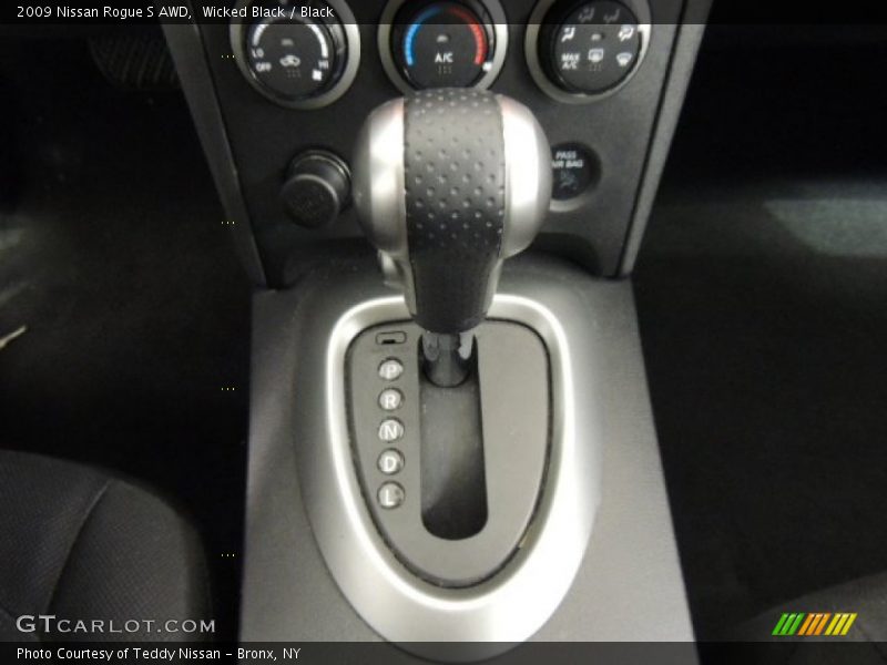 Wicked Black / Black 2009 Nissan Rogue S AWD