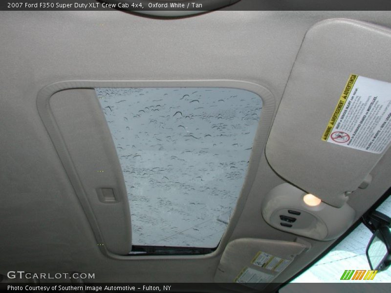 Oxford White / Tan 2007 Ford F350 Super Duty XLT Crew Cab 4x4