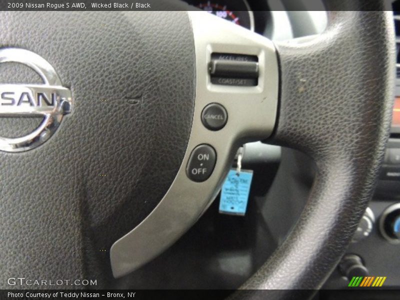 Wicked Black / Black 2009 Nissan Rogue S AWD