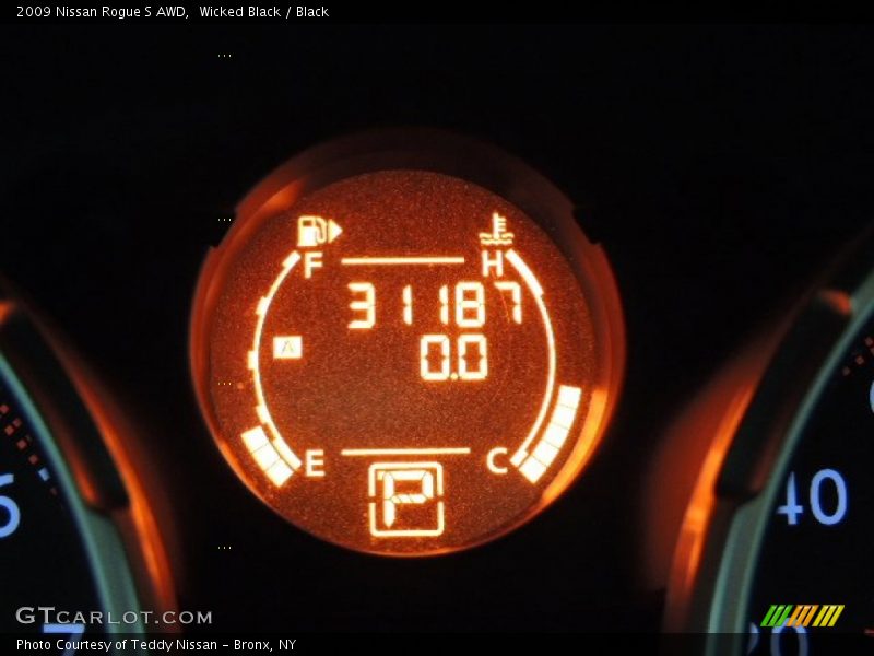 Wicked Black / Black 2009 Nissan Rogue S AWD