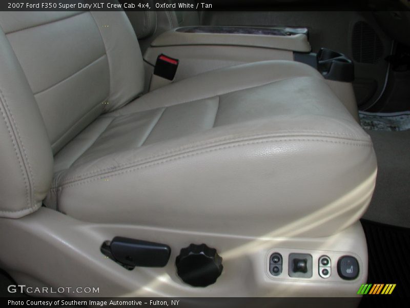 Oxford White / Tan 2007 Ford F350 Super Duty XLT Crew Cab 4x4