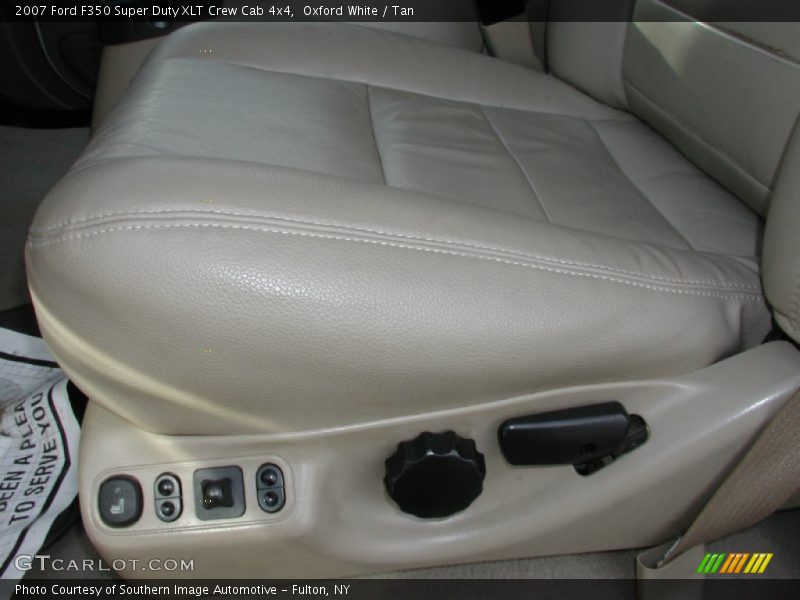Oxford White / Tan 2007 Ford F350 Super Duty XLT Crew Cab 4x4