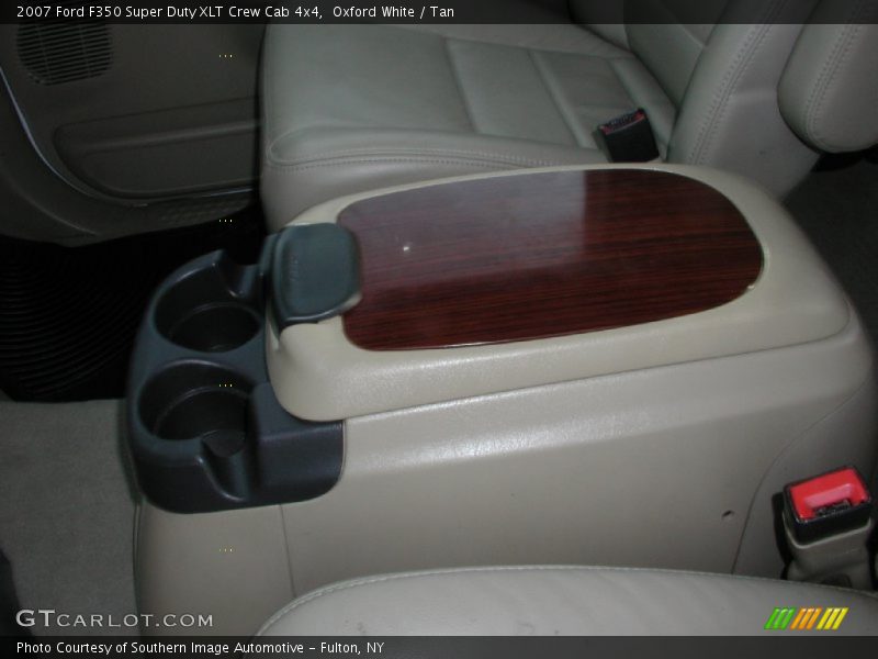 Oxford White / Tan 2007 Ford F350 Super Duty XLT Crew Cab 4x4