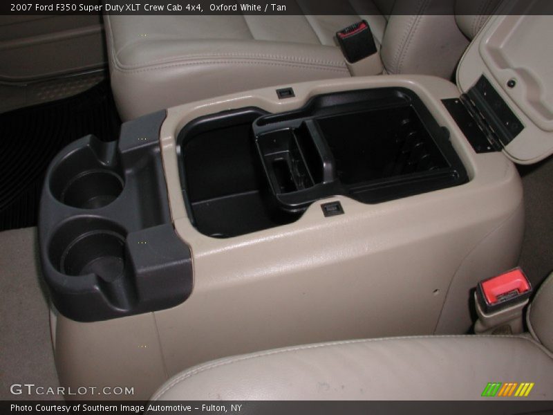 Oxford White / Tan 2007 Ford F350 Super Duty XLT Crew Cab 4x4