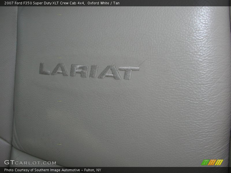 Oxford White / Tan 2007 Ford F350 Super Duty XLT Crew Cab 4x4