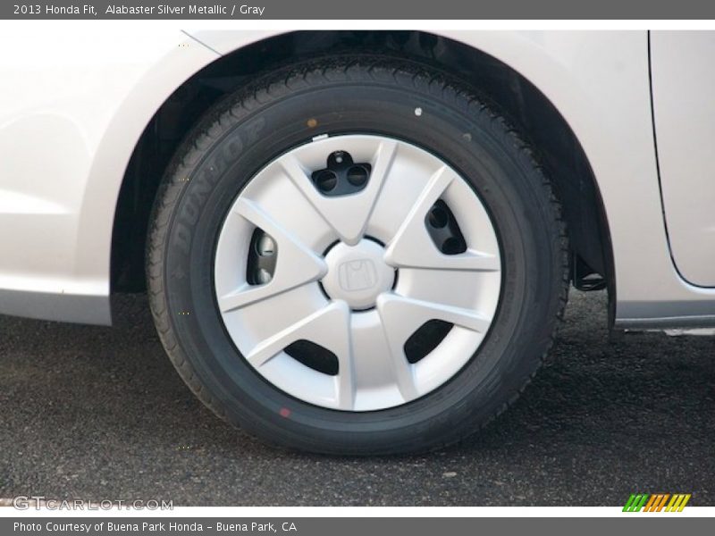 Alabaster Silver Metallic / Gray 2013 Honda Fit