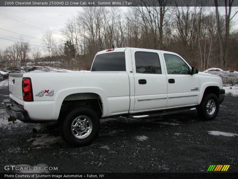 Summit White / Tan 2006 Chevrolet Silverado 2500HD LS Crew Cab 4x4
