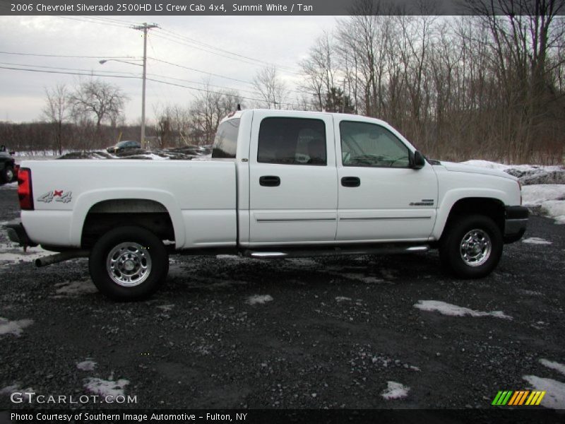 Summit White / Tan 2006 Chevrolet Silverado 2500HD LS Crew Cab 4x4