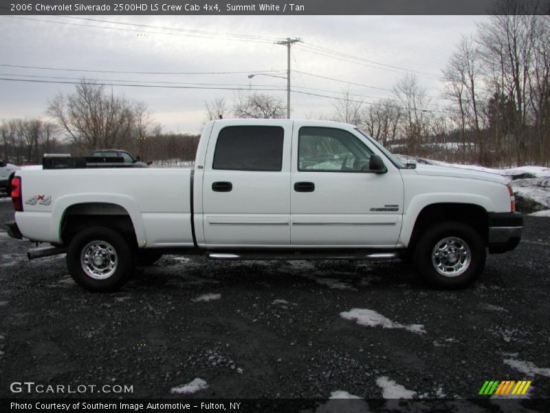 Summit White / Tan 2006 Chevrolet Silverado 2500HD LS Crew Cab 4x4