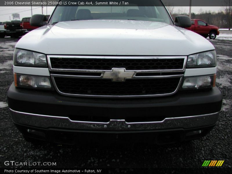 Summit White / Tan 2006 Chevrolet Silverado 2500HD LS Crew Cab 4x4