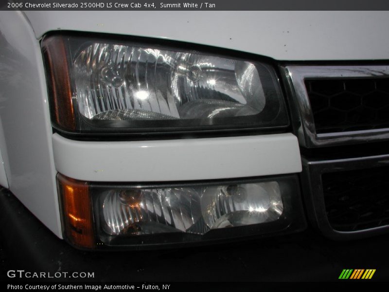 Summit White / Tan 2006 Chevrolet Silverado 2500HD LS Crew Cab 4x4
