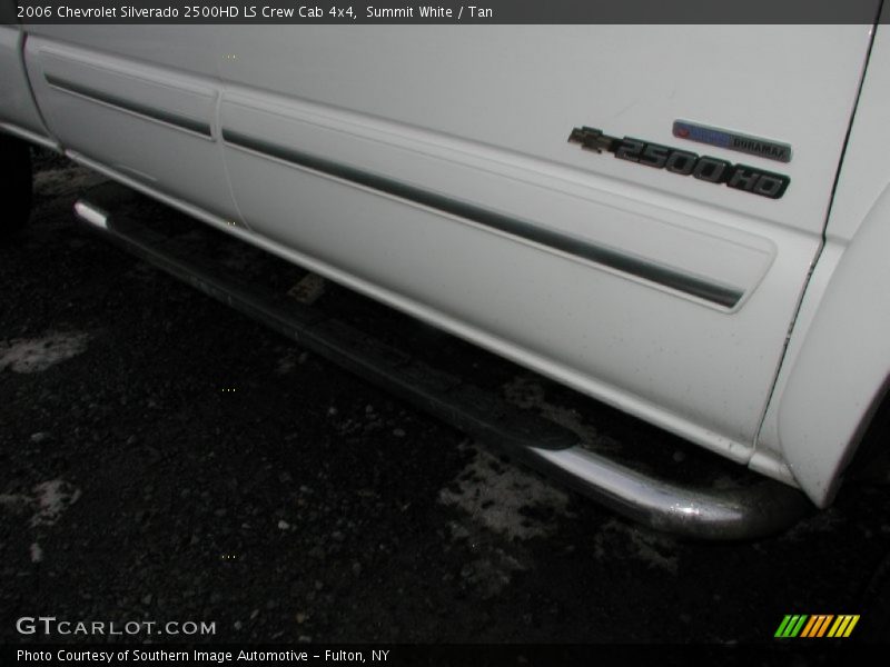 Summit White / Tan 2006 Chevrolet Silverado 2500HD LS Crew Cab 4x4