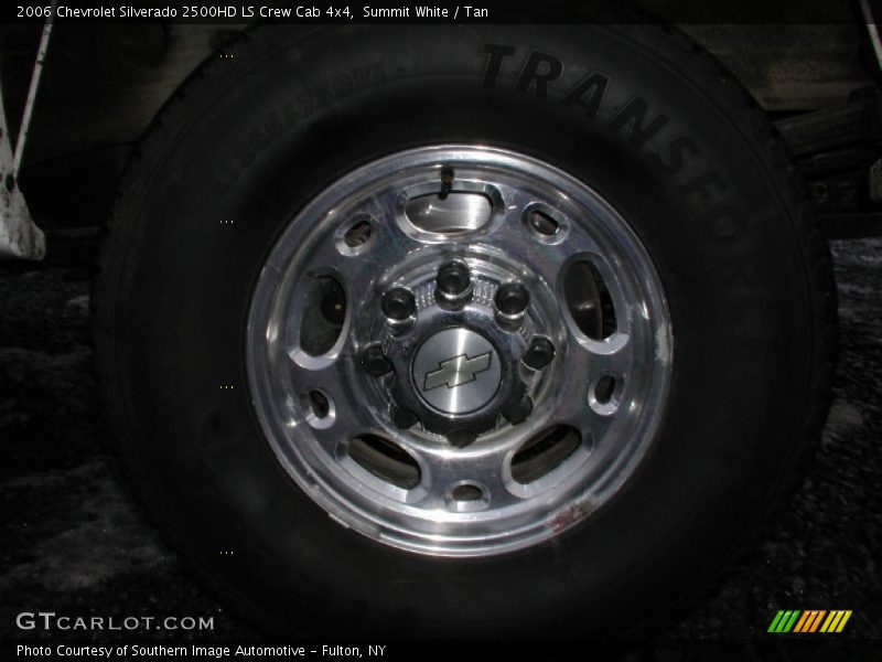 Summit White / Tan 2006 Chevrolet Silverado 2500HD LS Crew Cab 4x4