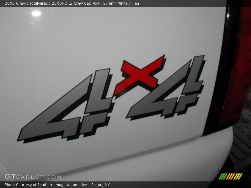 Summit White / Tan 2006 Chevrolet Silverado 2500HD LS Crew Cab 4x4