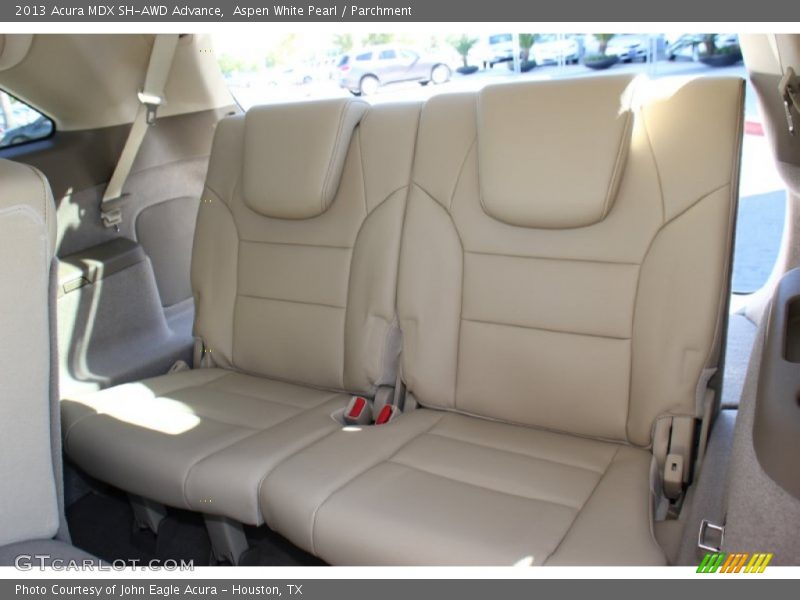 Aspen White Pearl / Parchment 2013 Acura MDX SH-AWD Advance