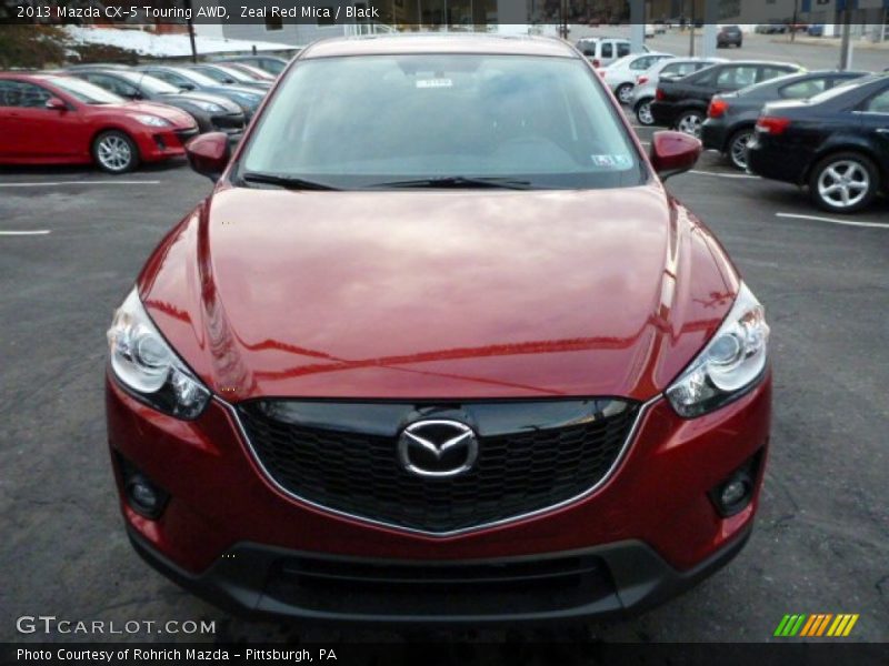 Zeal Red Mica / Black 2013 Mazda CX-5 Touring AWD