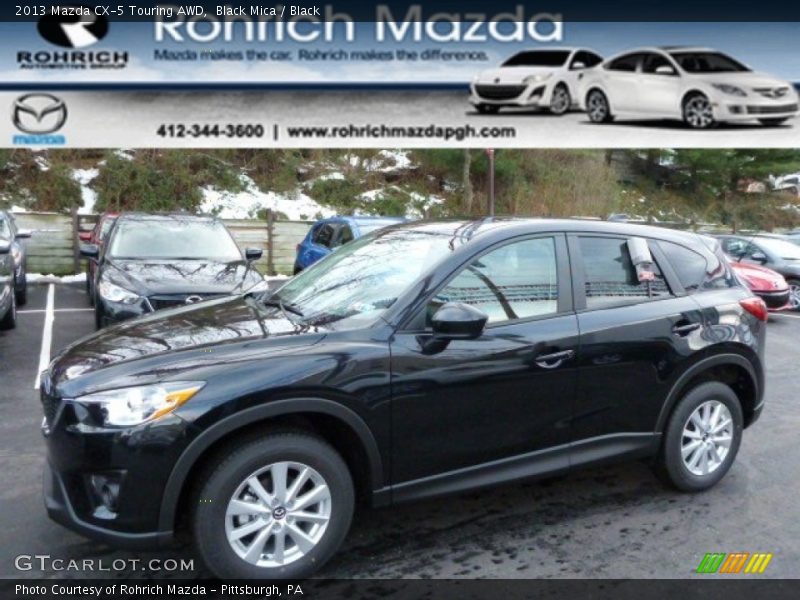 Black Mica / Black 2013 Mazda CX-5 Touring AWD