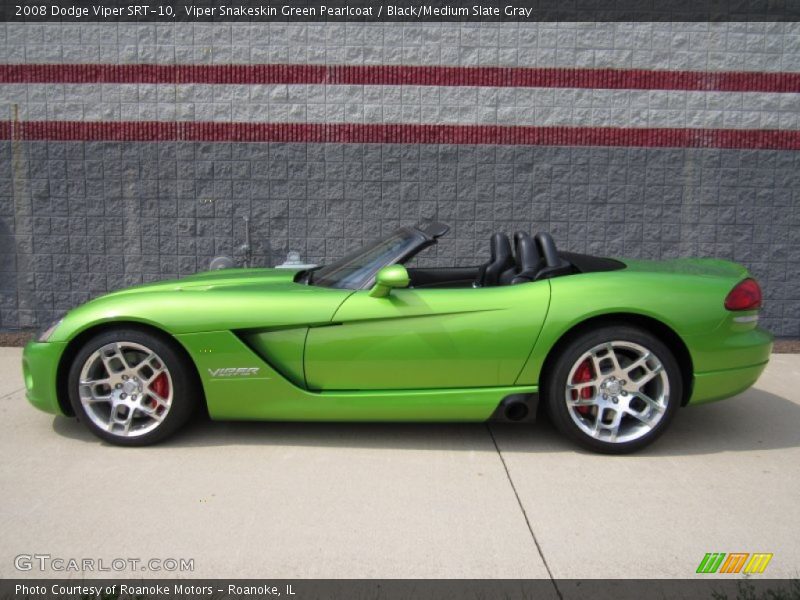  2008 Viper SRT-10 Viper Snakeskin Green Pearlcoat
