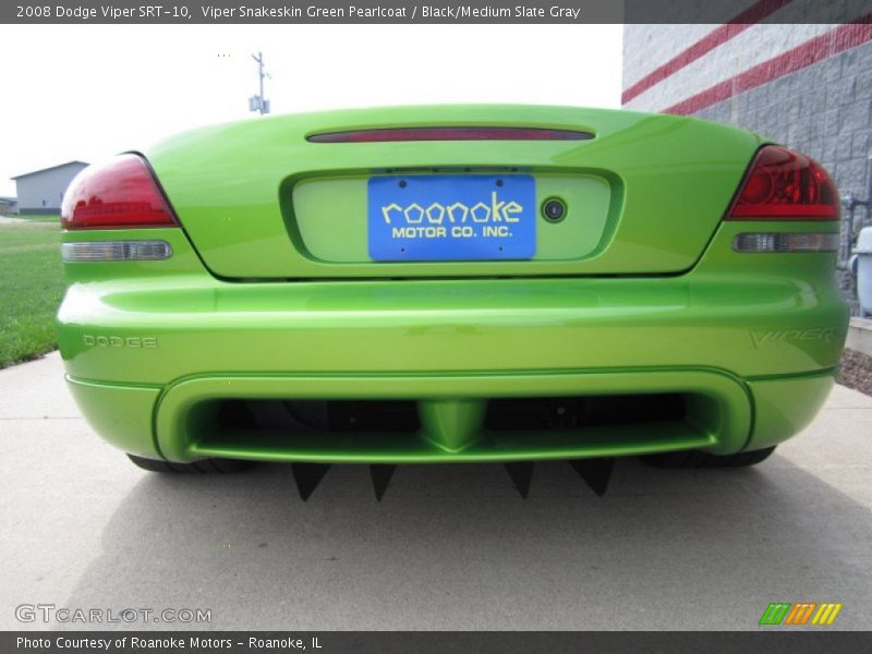 Viper Snakeskin Green Pearlcoat / Black/Medium Slate Gray 2008 Dodge Viper SRT-10