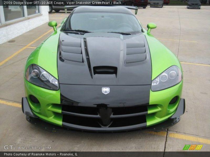  2009 Viper SRT-10 ACR Coupe Viper Snakeskin Green Pearl