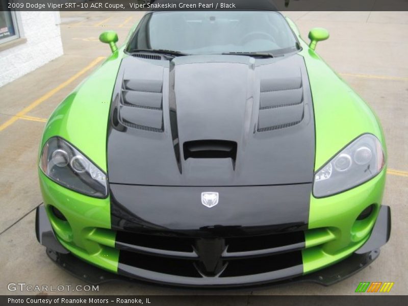 Viper Snakeskin Green Pearl / Black 2009 Dodge Viper SRT-10 ACR Coupe