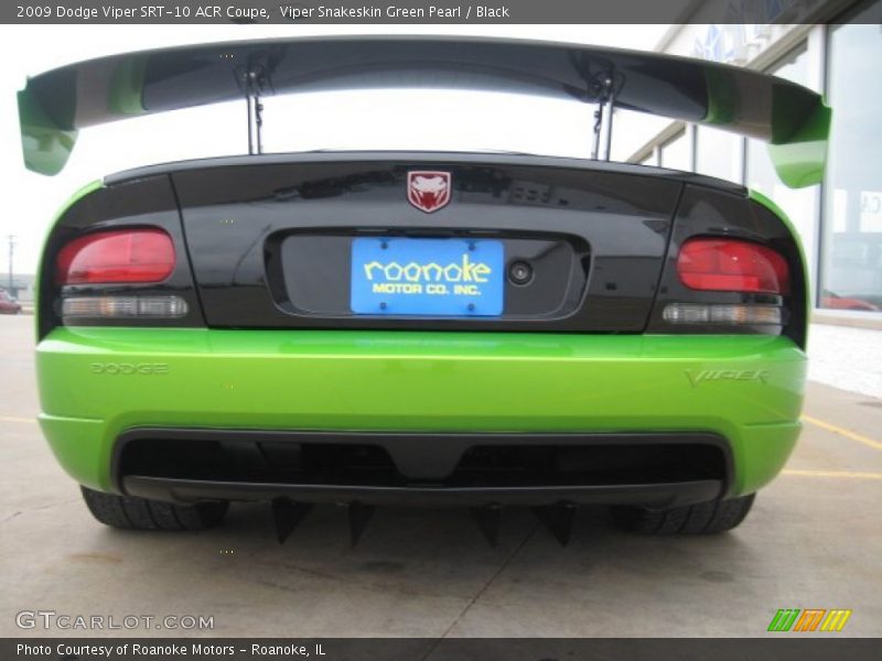 Viper Snakeskin Green Pearl / Black 2009 Dodge Viper SRT-10 ACR Coupe