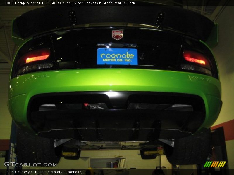 Viper Snakeskin Green Pearl / Black 2009 Dodge Viper SRT-10 ACR Coupe