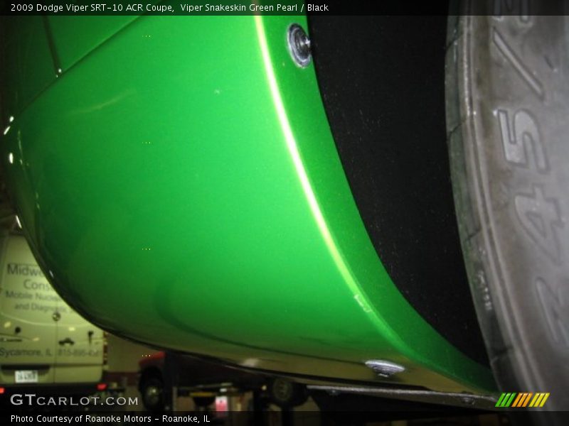 Viper Snakeskin Green Pearl / Black 2009 Dodge Viper SRT-10 ACR Coupe