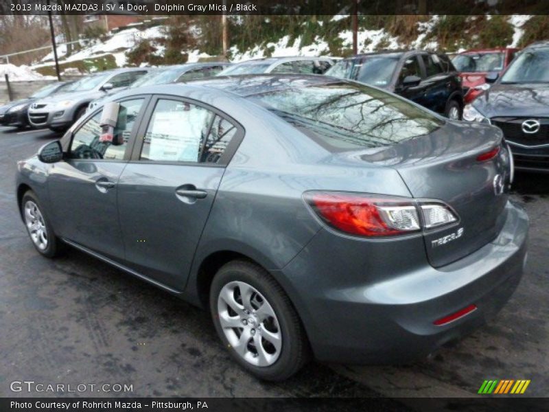 Dolphin Gray Mica / Black 2013 Mazda MAZDA3 i SV 4 Door