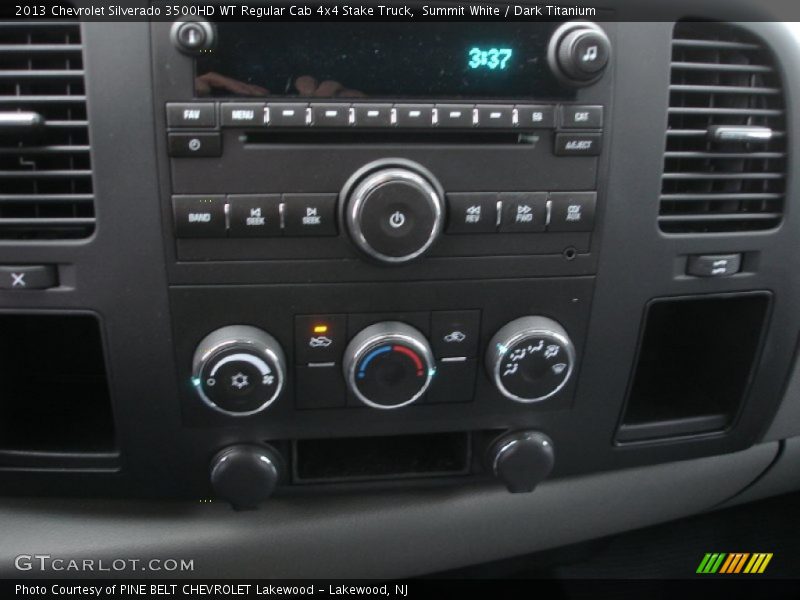 Summit White / Dark Titanium 2013 Chevrolet Silverado 3500HD WT Regular Cab 4x4 Stake Truck