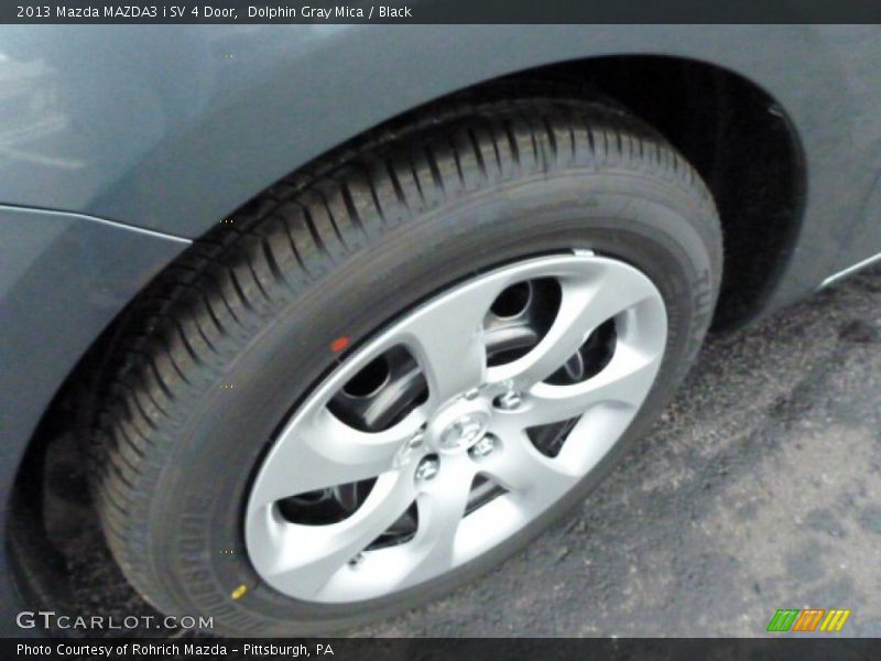 Dolphin Gray Mica / Black 2013 Mazda MAZDA3 i SV 4 Door