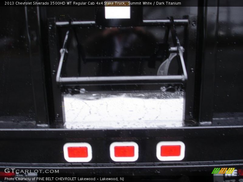 Summit White / Dark Titanium 2013 Chevrolet Silverado 3500HD WT Regular Cab 4x4 Stake Truck