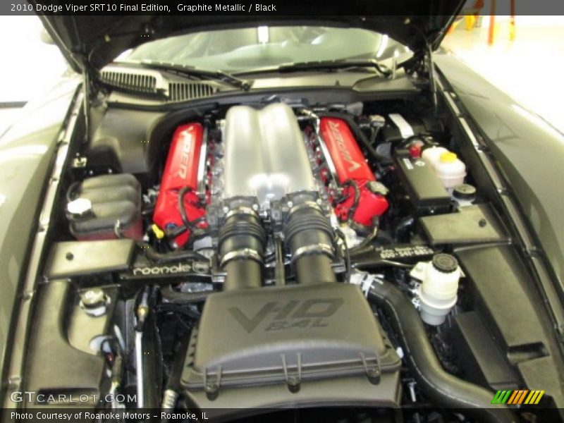  2010 Viper SRT10 Final Edition Engine - 8.4 Liter OHV 20-Valve VVT V10