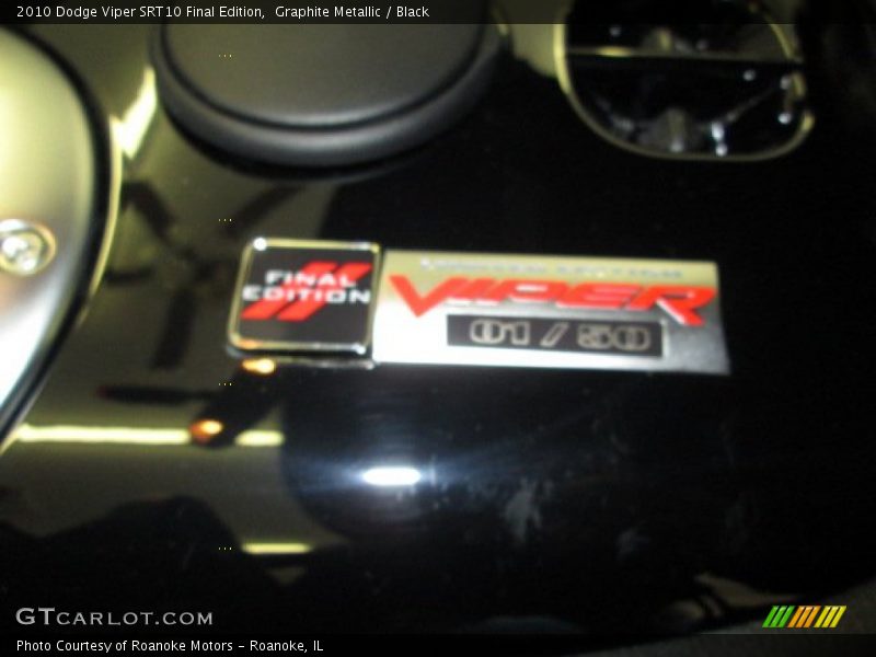 Final Edition Viper 01/50 - 2010 Dodge Viper SRT10 Final Edition