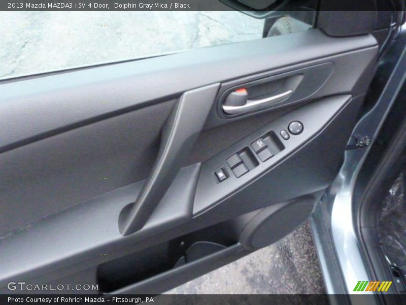 Dolphin Gray Mica / Black 2013 Mazda MAZDA3 i SV 4 Door
