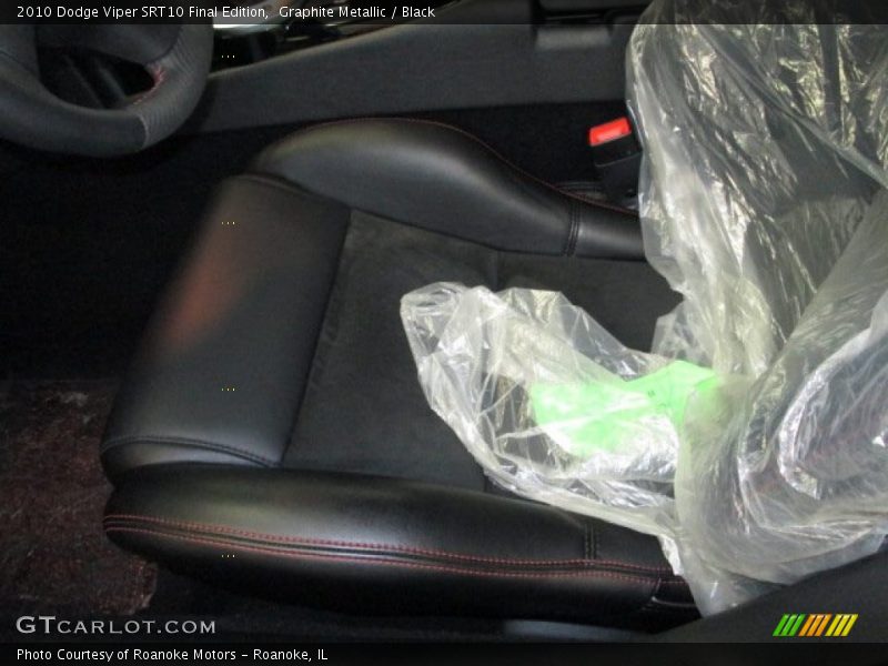 Graphite Metallic / Black 2010 Dodge Viper SRT10 Final Edition