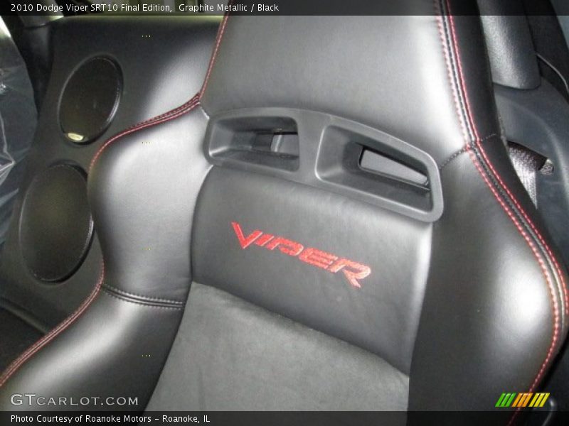  2010 Viper SRT10 Final Edition Black Interior