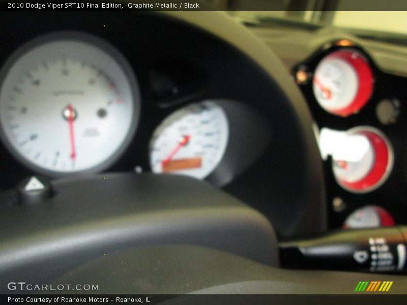 Graphite Metallic / Black 2010 Dodge Viper SRT10 Final Edition