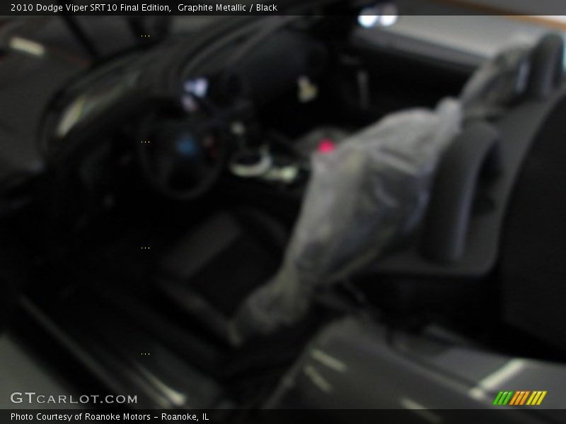Graphite Metallic / Black 2010 Dodge Viper SRT10 Final Edition