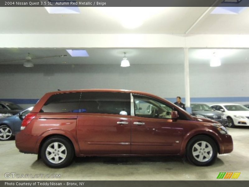 Autumn Red Metallic / Beige 2004 Nissan Quest 3.5 SL