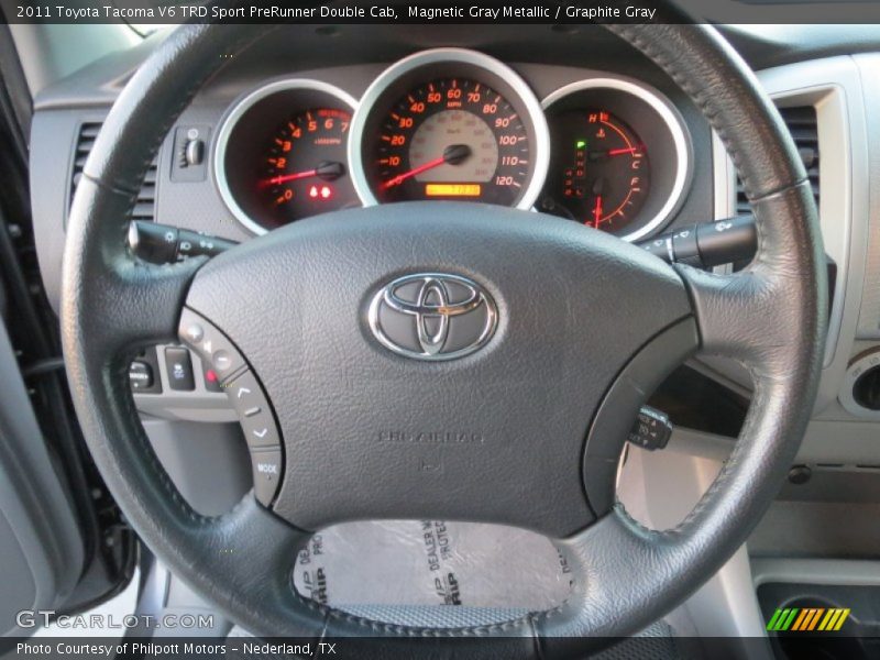 Magnetic Gray Metallic / Graphite Gray 2011 Toyota Tacoma V6 TRD Sport PreRunner Double Cab