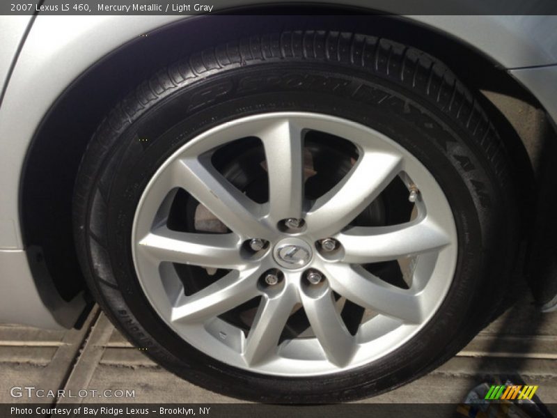 Mercury Metallic / Light Gray 2007 Lexus LS 460