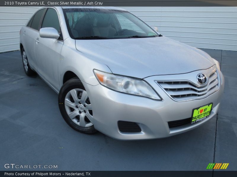 Classic Silver Metallic / Ash Gray 2010 Toyota Camry LE