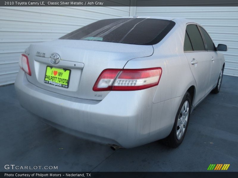 Classic Silver Metallic / Ash Gray 2010 Toyota Camry LE