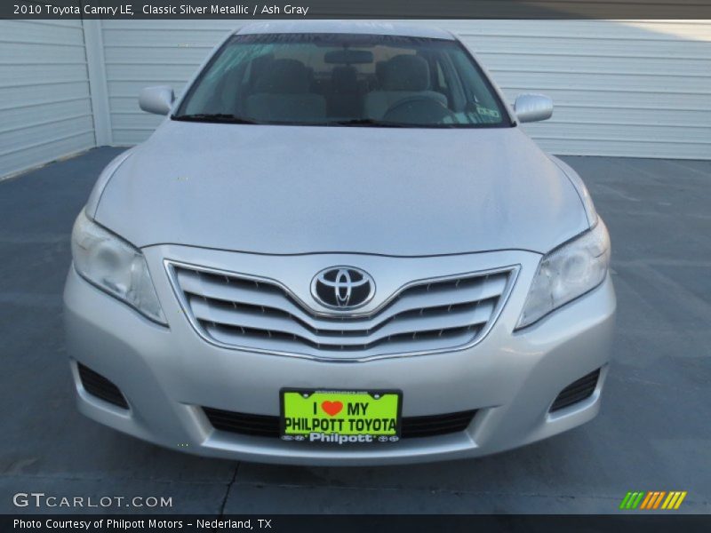 Classic Silver Metallic / Ash Gray 2010 Toyota Camry LE