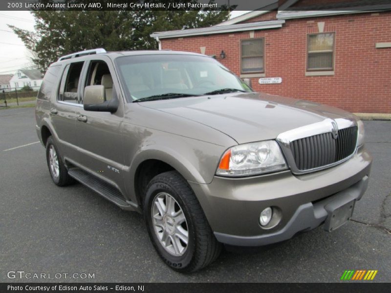 Mineral Grey Metallic / Light Parchment 2003 Lincoln Aviator Luxury AWD