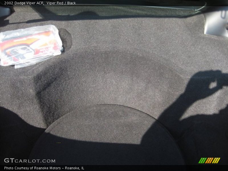  2002 Viper ACR Trunk