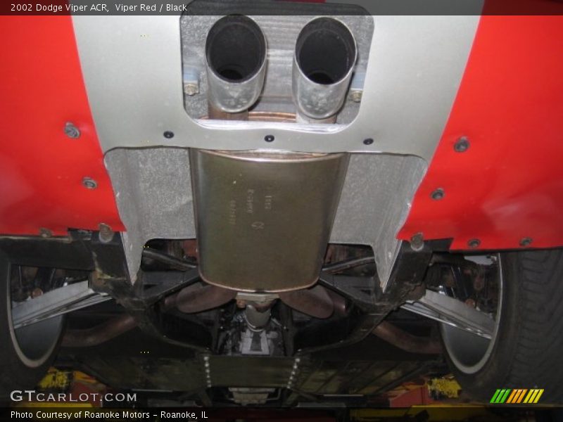 Exhaust of 2002 Viper ACR