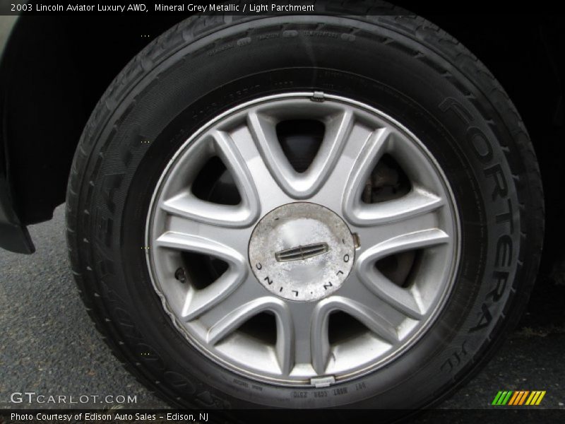 Mineral Grey Metallic / Light Parchment 2003 Lincoln Aviator Luxury AWD